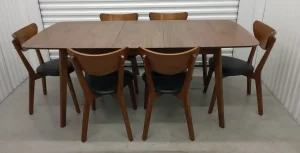 dining coaster redbridge jedda 106591 105362 table & chairs view 1